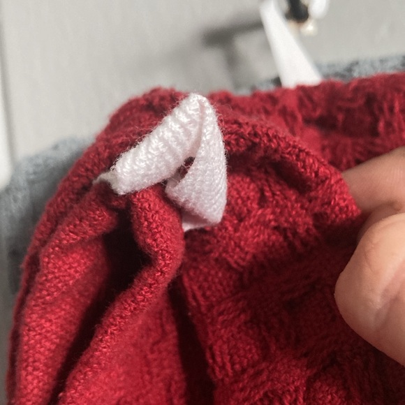 NWT- Gray Making Spirits Bright Farmtruck & Solid Red Waffle Knit- Towels 18x28 - Picture 15 of 17